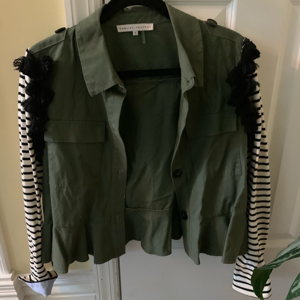 Green canvas jacket